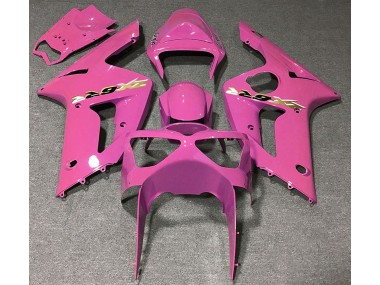Gloss Pink 03-04 Kawasaki ZX6R Fairings