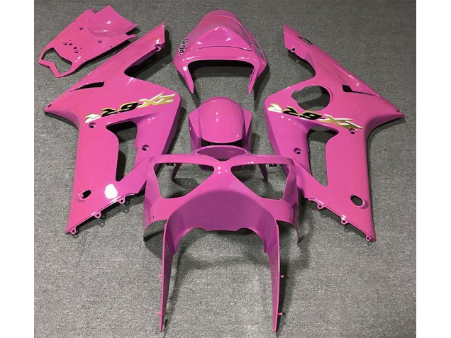 Gloss Pink 03-04 Kawasaki ZX6R Fairings Gloss Pink 03-04 Kawasaki ZX6R Fairings