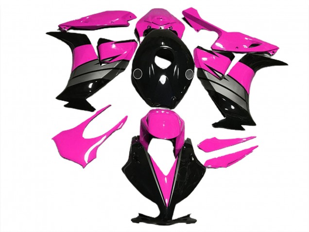 Gloss Pink Black and Grey 12-16 Honda CBR1000RR Fairings