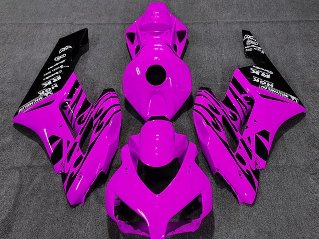 Gloss Pink Flame 04-05 Honda CBR1000RR Fairings Gloss Pink Flame 04-05 Honda CBR1000RR Fairings