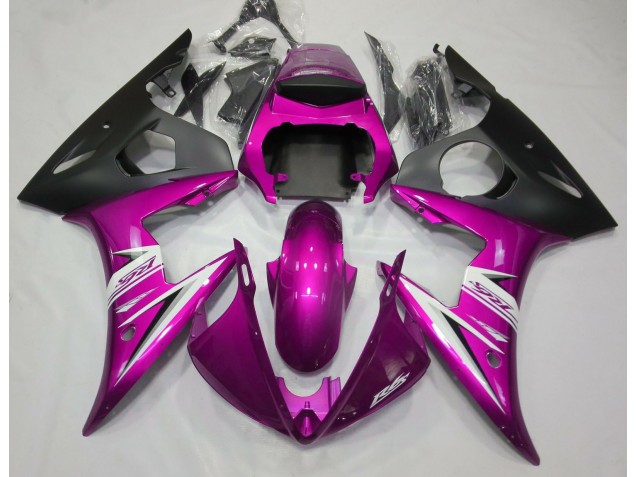 Gloss Pink & White 03-04 Yamaha R6 Fairings Gloss Pink & White 03-04 Yamaha R6 Fairings