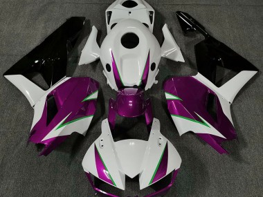 Gloss Pink White and Green 13-23 Honda CBR600RR Fairings