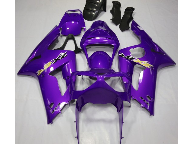Gloss Purple 03-04 Kawasaki ZX6R Fairings Gloss Purple 03-04 Kawasaki ZX6R Fairings