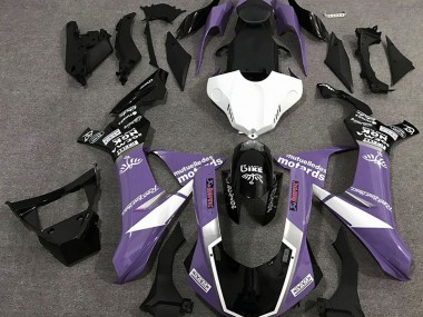 Gloss Purple Logo Style 15-19 Yamaha R1 Fairings