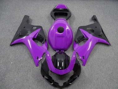 Gloss Purple and Black 01-03 Suzuki GSXR 600-750 Fairings