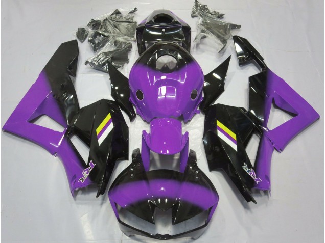 Gloss Purple and Black Fade 13-23 Honda CBR600RR Fairings Gloss Purple and Black Fade 13-23 Honda CBR600RR Fairings