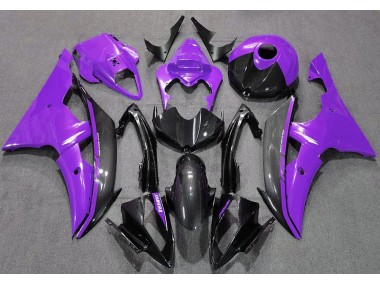 Gloss Purple and Carbon 08-16 Yamaha R6 Fairings