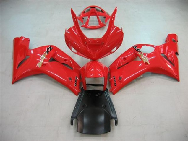 Gloss Red 03-04 Kawasaki ZX6R Fairings Gloss Red 03-04 Kawasaki ZX6R Fairings