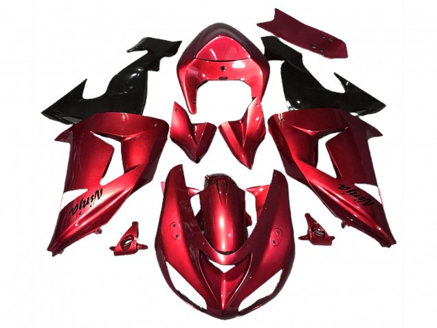 Gloss Red 06-07 Kawasaki ZX10R Fairings Gloss Red 06-07 Kawasaki ZX10R Fairings