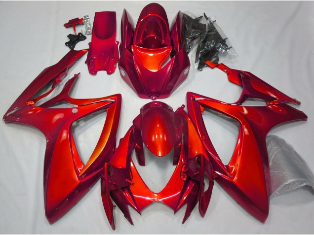 Gloss Red Plain 06-07 Suzuki GSXR 600-750 Fairings Gloss Red Plain 06-07 Suzuki GSXR 600-750 Fairings