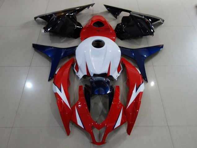 Gloss Red / White 09-12 Honda CBR600RR Fairings Gloss Red / White 09-12 Honda CBR600RR Fairings