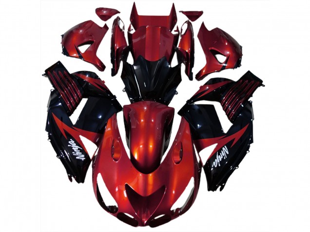 Gloss Red and Black 06-11 Kawasaki ZX14R Fairings Gloss Red and Black 06-11 Kawasaki ZX14R Fairings