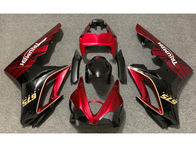 Gloss Red and Black 09-12 Triumph Daytona 675 Fairings Gloss Red and Black 09-12 Triumph Daytona 675 Fairings