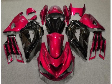 Gloss Red and Black 12-21 Kawasaki ZX14R Fairings