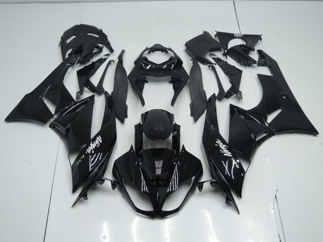 Gloss Total Black 09-12 Kawasaki ZX6R Fairings Gloss Total Black 09-12 Kawasaki ZX6R Fairings