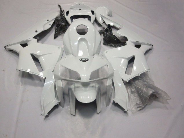 Gloss White 05-06 Honda CBR600RR Fairings Gloss White 05-06 Honda CBR600RR Fairings