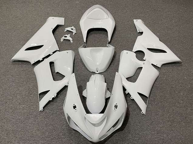 Gloss White 05-06 Kawasaki ZX6R Fairings Gloss White 05-06 Kawasaki ZX6R Fairings