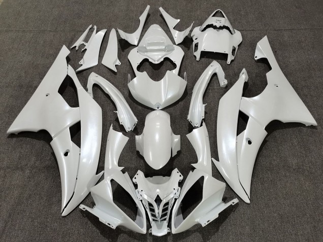 Gloss White 08-16 Yamaha R6 Fairings Gloss White 08-16 Yamaha R6 Fairings