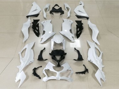 Gloss White 19-23 Kawasaki ZX6R Fairings
