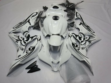 Gloss White Special Design 07-08 Honda CBR600RR Fairings