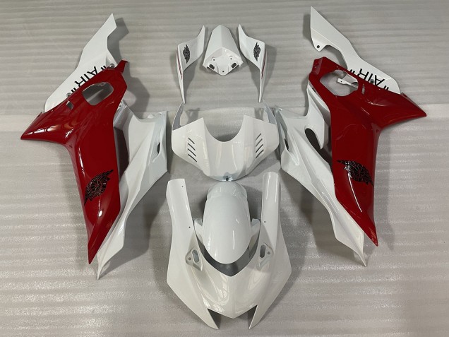 Gloss White and Red J AIR 17-21 Yamaha R6 Fairings Gloss White and Red J AIR 17-21 Yamaha R6 Fairings