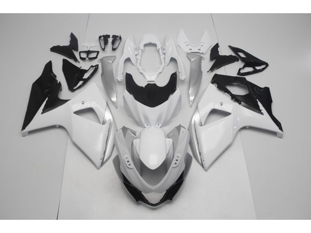 Gloss White and Silver 09-16 Suzuki GSXR 1000 Fairings Gloss White and Silver 09-16 Suzuki GSXR 1000 Fairings