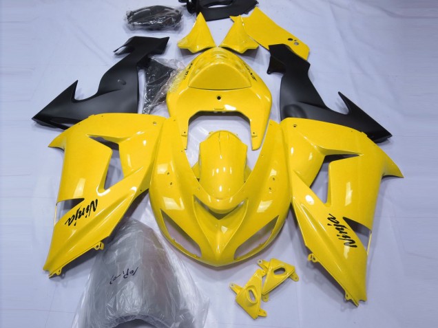 Gloss Yellow 06-07 Kawasaki ZX10R Fairings Gloss Yellow 06-07 Kawasaki ZX10R Fairings