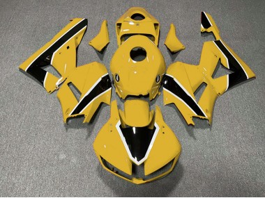 Gloss Yellow and Black 13-23 Honda CBR600RR Fairings