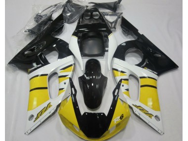 Gloss Yellow and Black 98-02 Yamaha R6 Fairings