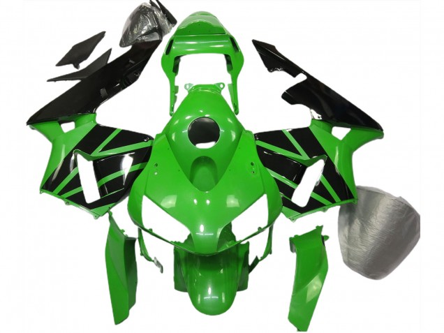 Green Black No Decals 03-04 Honda CBR600RR Fairings Green Black No Decals 03-04 Honda CBR600RR Fairings