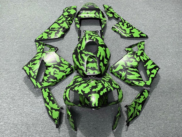 Green Camo 03-04 Honda CBR600RR Fairings Green Camo 03-04 Honda CBR600RR Fairings