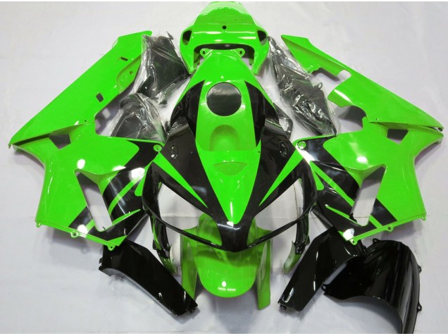 Green & Gloss Black Design 05-06 Honda CBR600RR Fairings Green & Gloss Black Design 05-06 Honda CBR600RR Fairings