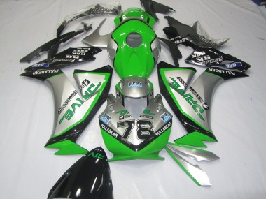 Green Silver 12-16 Honda CBR1000RR Fairings