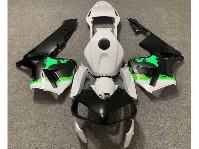 Green Splatter 03-04 Honda CBR600RR Fairings Green Splatter 03-04 Honda CBR600RR Fairings