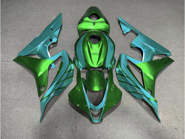 Green & Teal 07-08 Honda CBR600RR Fairings Green & Teal 07-08 Honda CBR600RR Fairings
