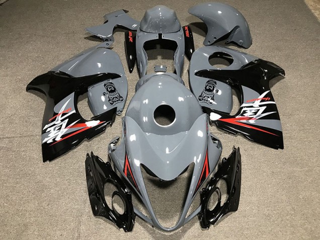 Grey & Logo 08-20 Suzuki GSXR 1300 Hayabusa Fairings Grey & Logo 08-20 Suzuki GSXR 1300 Hayabusa Fairings