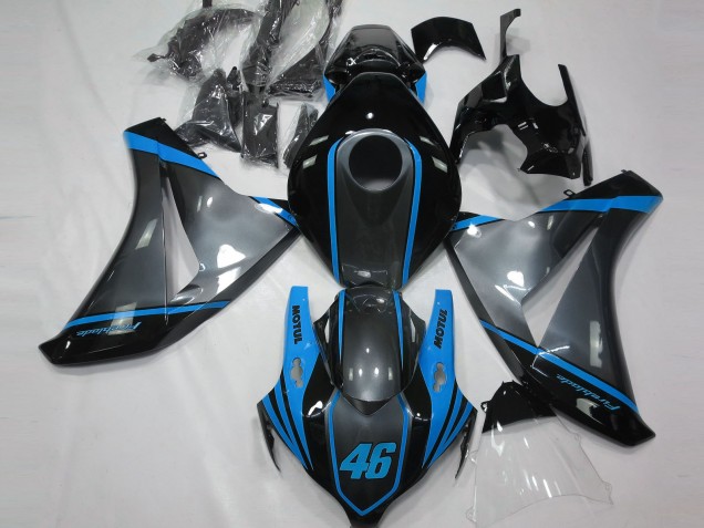 Grey Motul & Light Blue 08-11 Honda CBR1000RR Fairings Grey Motul & Light Blue 08-11 Honda CBR1000RR Fairings