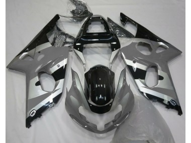 Grey Silver OEM Style 00-02 Suzuki GSXR 1000 Fairings