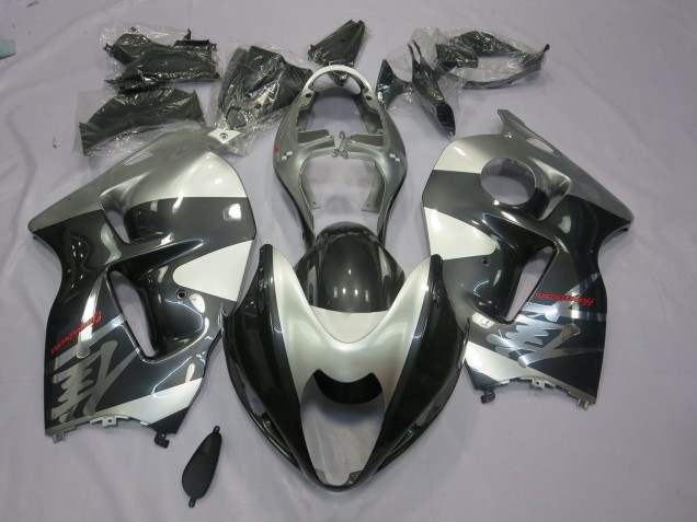 Grey and Silver 97-07 Suzuki GSXR 1300 Hayabusa Fairings Grey and Silver 97-07 Suzuki GSXR 1300 Hayabusa Fairings