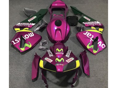 Hot Pink Movistar 03-04 Honda CBR600RR Fairings