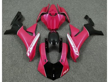 Hot Pink and Black 15-19 Yamaha R1 Fairings