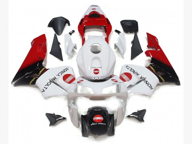 Konica Red 03-04 Honda CBR600RR Fairings Konica Red 03-04 Honda CBR600RR Fairings