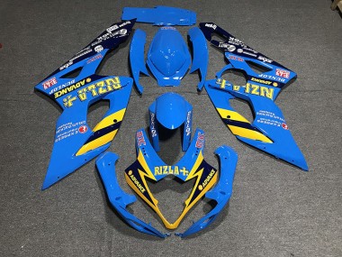 Light Blue Rizla 05-06 Suzuki GSXR 1000 Fairings
