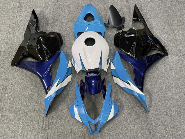 Light Blue and White 09-12 Honda CBR600RR Fairings Light Blue and White 09-12 Honda CBR600RR Fairings