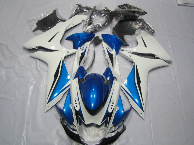 Light Blue and White 11-24 Suzuki GSXR 600-750 Fairings Light Blue and White 11-24 Suzuki GSXR 600-750 Fairings