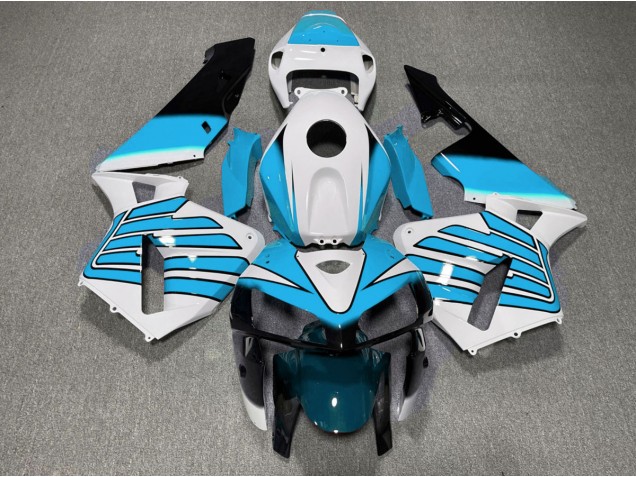 Light Blue and White Wings 05-06 Honda CBR600RR Fairings Light Blue and White Wings 05-06 Honda CBR600RR Fairings