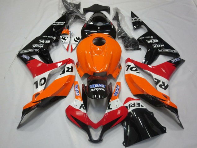 Light Orange Repsol 07-08 Honda CBR600RR Fairings Light Orange Repsol 07-08 Honda CBR600RR Fairings