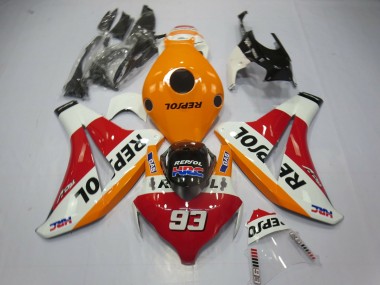 Light Orange Repsol 93 08-11 Honda CBR1000RR Fairings
