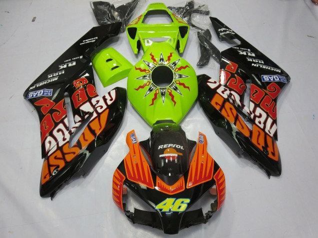 Lime Rossi 04-05 Honda CBR1000RR Fairings Lime Rossi 04-05 Honda CBR1000RR Fairings