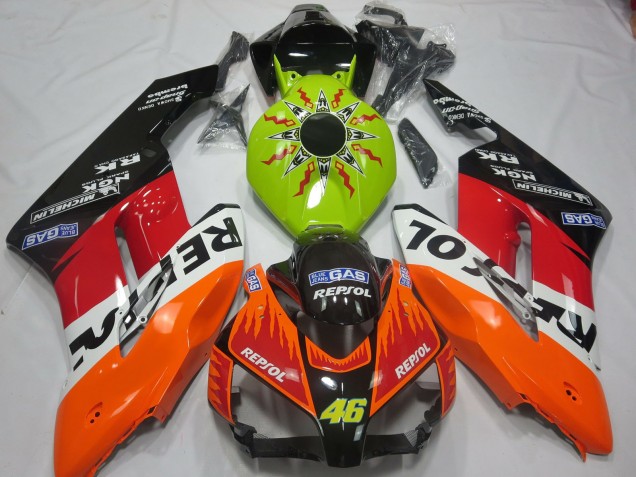Lime Rossi Repsol 04-05 Honda CBR1000RR Fairings Lime Rossi Repsol 04-05 Honda CBR1000RR Fairings